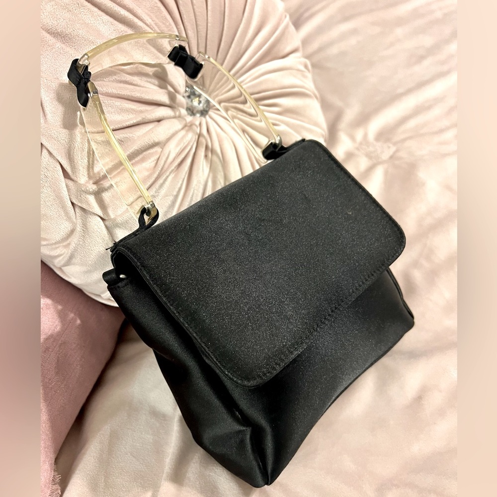 Frankie and Johnnie small black evening special occasion purse.